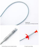 Gancho desentupidor flexível | MaxClean / Diga adeus ao entupimento do ralo e canalizações (PDD15)