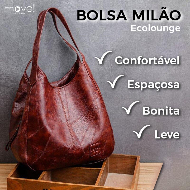 [50% OFF + Frete GRÁTIS] - Bolsa Milão Ecolounge / (PDD05)