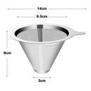 Mimo Style Filtro para Café Reutilizável Inox - Saboreie o Café Perfeito / (PDD13)